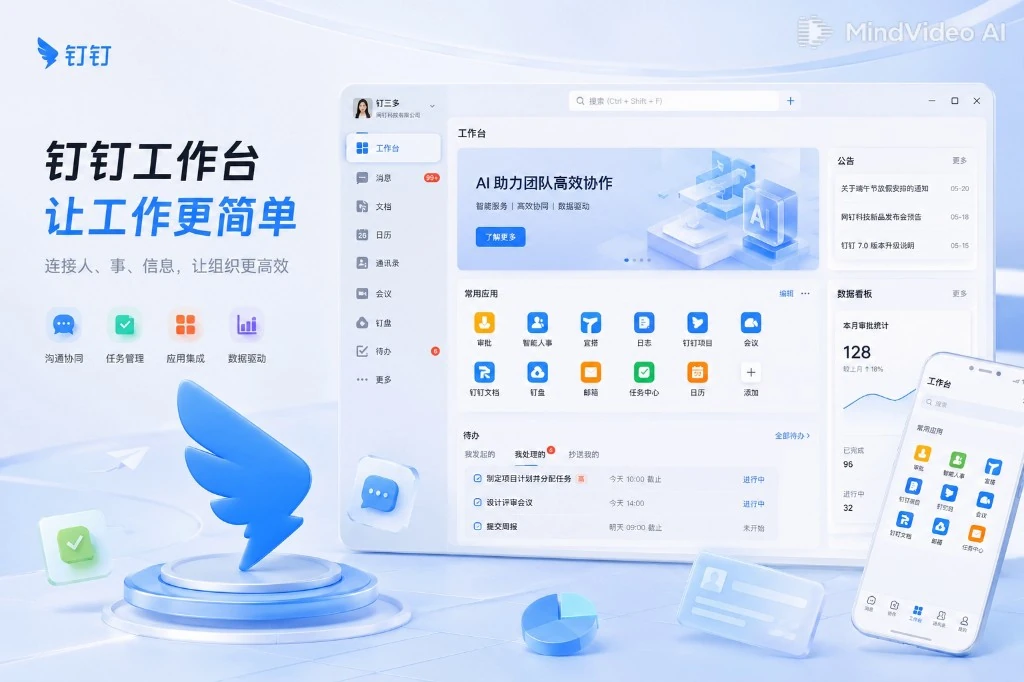 钉钉网页版官网日志周报剖面